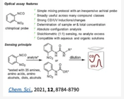 Quantitative Chirality and Concentration Sensing of Chiral Analytes Using Quinones, (Hetero)Aryl Isocyanates, and/or (Hetero)Aryl […]