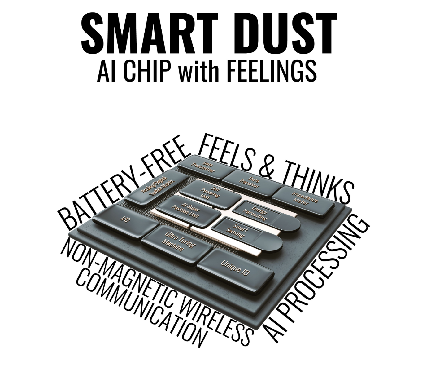 Smart Dust: A Battery-Free, Energy Harvesting Sensor with Integrated Pre-Quantum Superposition Processor and Artificial Intelligen[…]