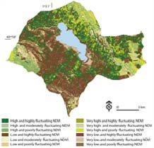 Environmental indices through LandSAT images