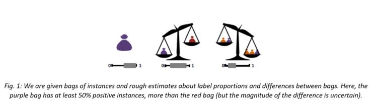 Learning from Rough Group Comparisons
