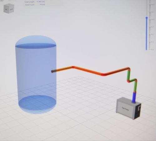 Vacuum System Installation Simulation Solution