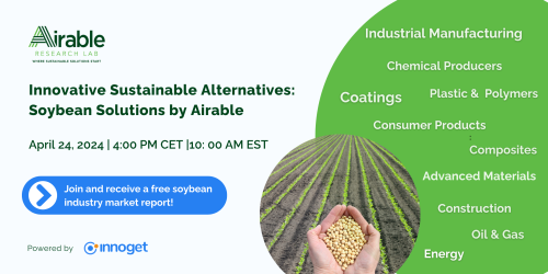 Innovative Sustainable Alternatives: Soybean Solutions by Airable
