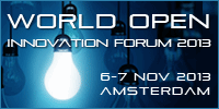 World Open Innovation Forum 2013, Amsterdam (The Netherlands) 