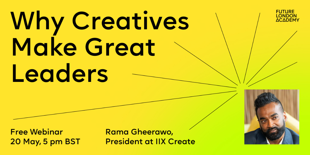 Free webinar: Why Creatives Make Great Leaders